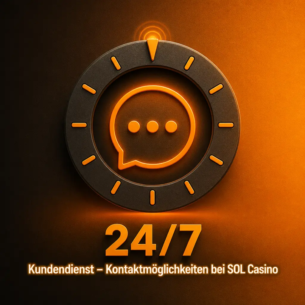 SOL Casino Kundendienst – Live-Chat, E-Mail und Kontaktformular für deutschen Support rund um die Uhr